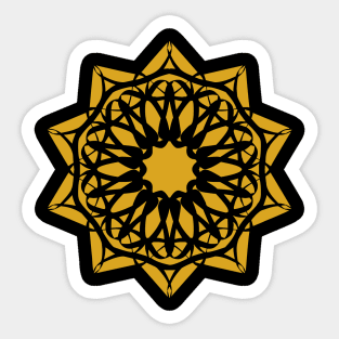 Arabesque Design Sticker